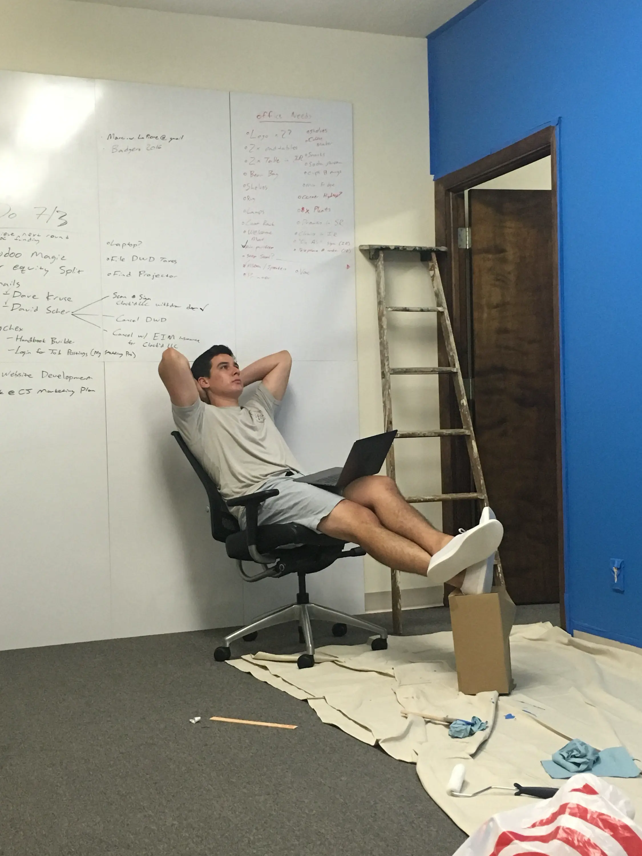 Early days building Seen